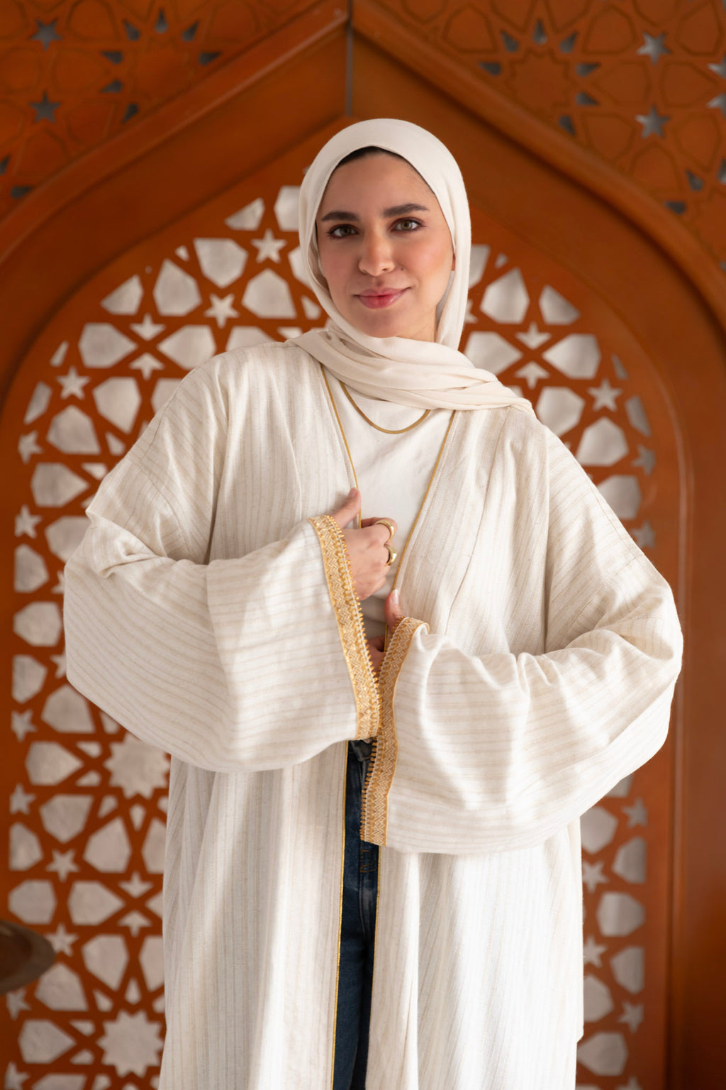 Ivory Glow Kaftan