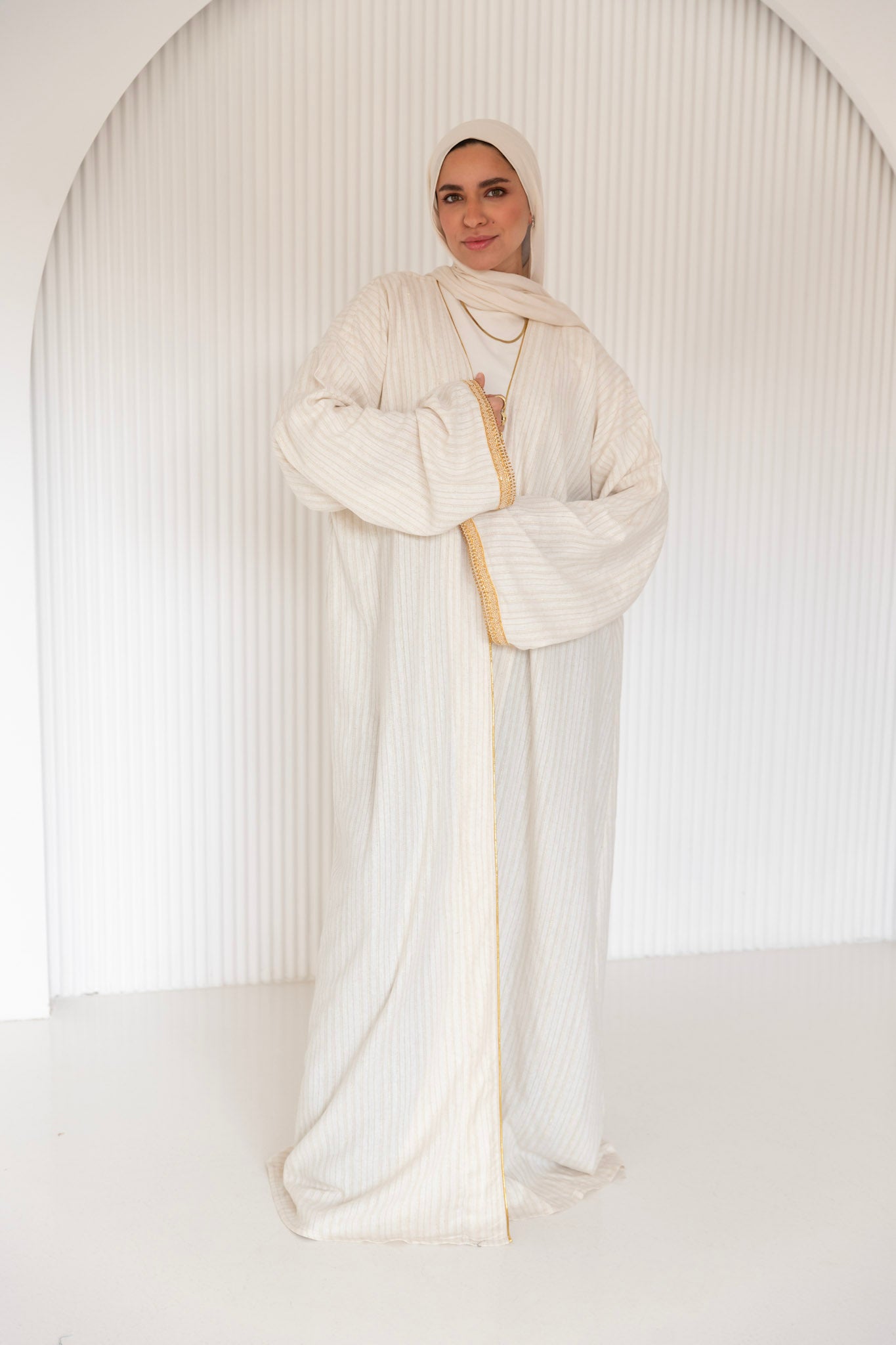 Ivory Glow Kaftan