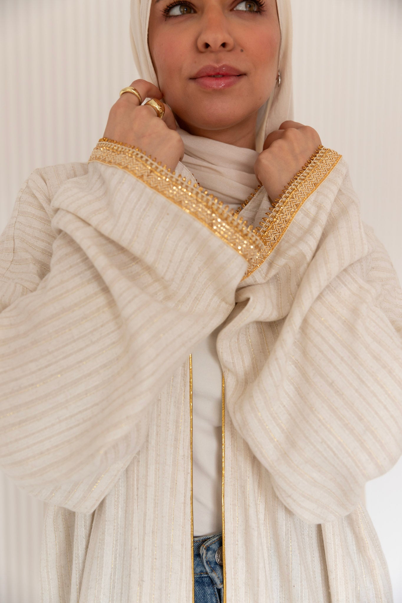 Ivory Glow Kaftan